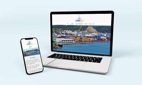 refonte site Internet Union Maritime et Portuaire de Nouvelle-Calédonie à Nouméa